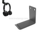 Black Powder Coated Metal Headphone Stand Hanger